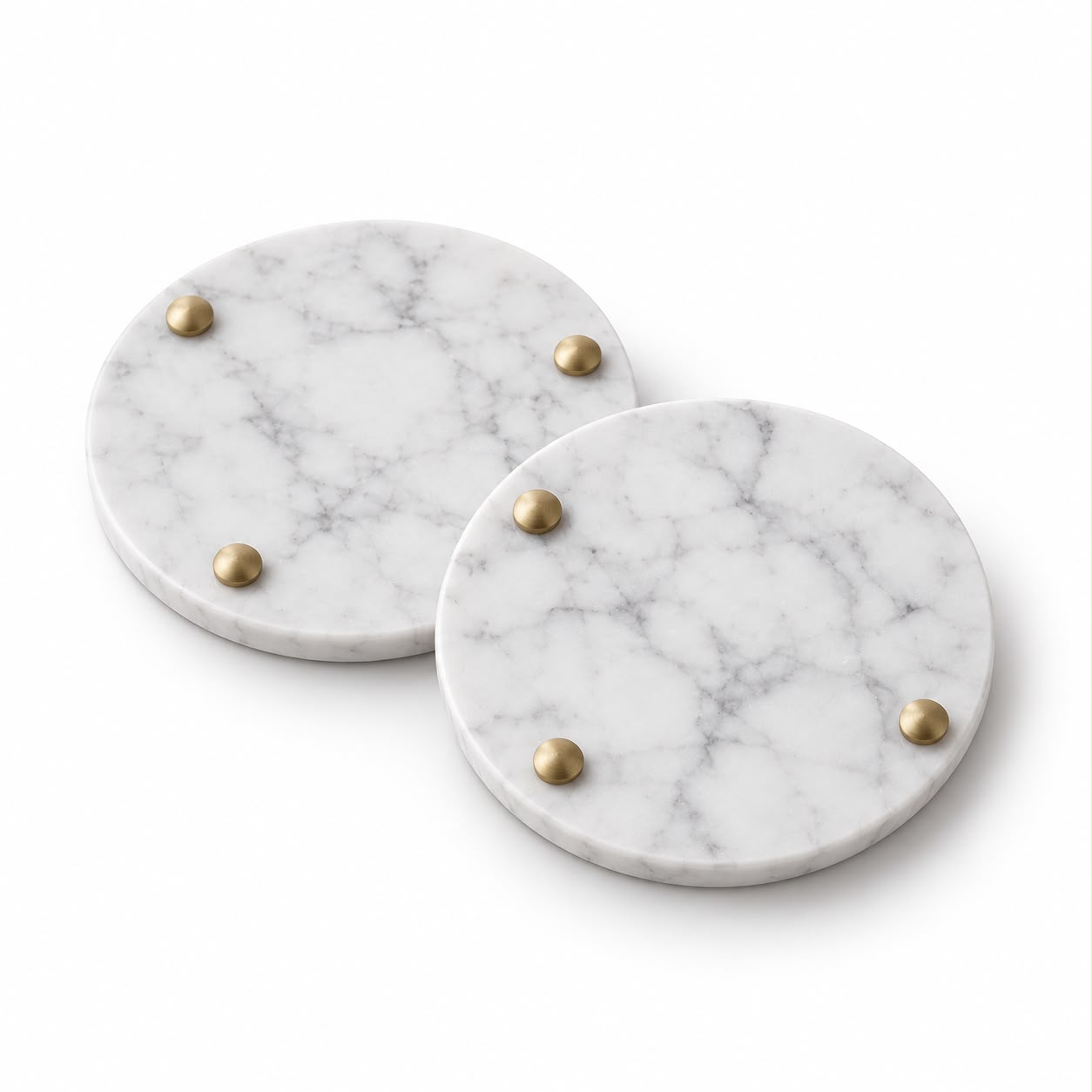 Marble Coaster Set (2 pc)
