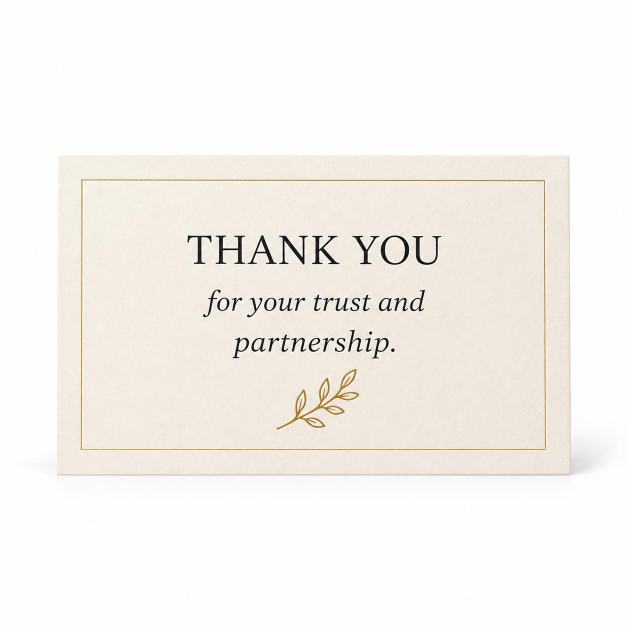 Thank You Card