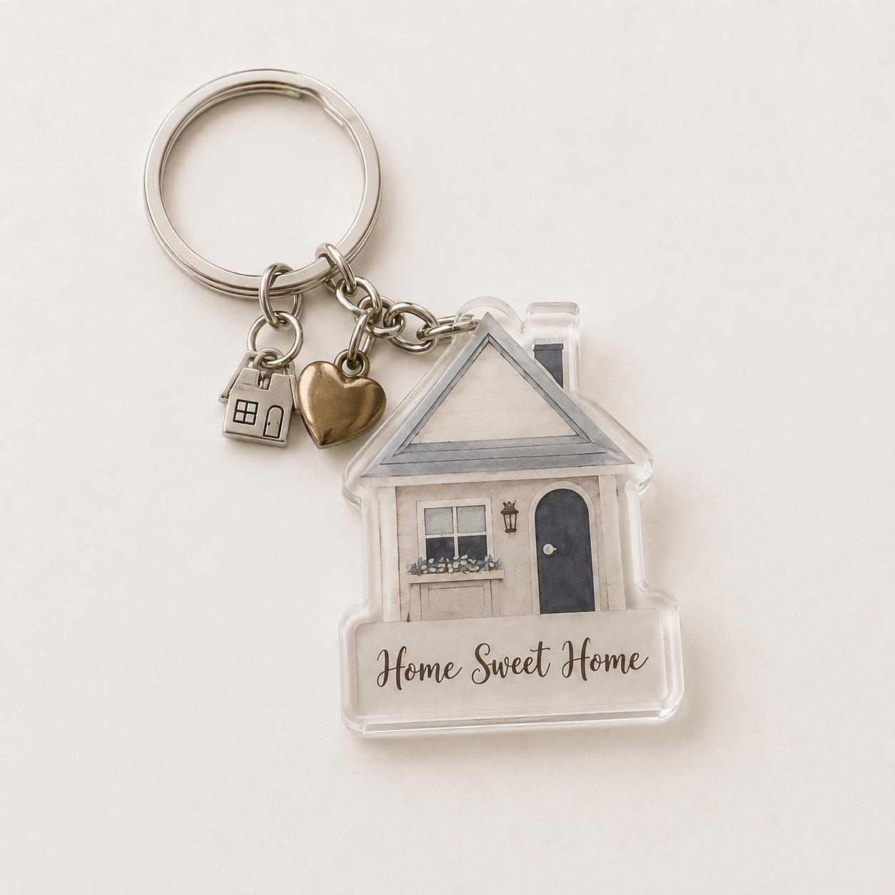 Welcome Home Keychain